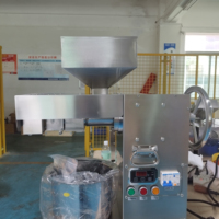 Nouvelle petite presse à huile commerciale en acier inoxydable, pressage à froid et à chaud, semi-automatique, production d'huile comestible, capacité de 30 kg/h