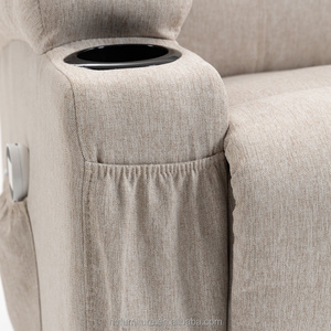 Sillón Reclinable Eléctrico Multifuncional de Tela Moderna con Masaje Térmico y Gravedad Cero - Product Image 3