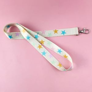 Cheap Custom Outdoor Heat Press Cartoon Printed Metal Buckle <b>Lanyard</b> - Product Image 1