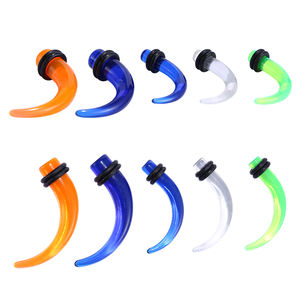 بسعر الجملة المنخفض مجوهرات للجسم بألوان متعددة أدوات توسيع الأذن مصنوعة من الأكريليك مجموعة مسامير الأذن - Product Image 6