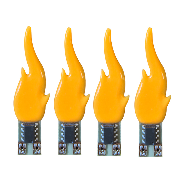 DC3-5V LED New Flash Candle Flame Light Warm White 2200K LED Art Design Light Birthday Camping Decoration Light Bulb Accessories