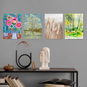 Poster Seni Logam Botani Berwarna-warni yang Dikustomisasi Secara Profesional, Dekorasi Dinding Rumah, Cetak Timah, Sistem Gantungan Magnet, Plakat Lukis - Product Image 6