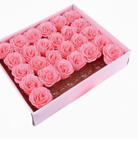 Vente en gros de roses artificielles en poudre dorée scintillante, rose artificielle éternelle en cristal pour la décoration de boîte cadeau de la Saint-Valentin en vrac