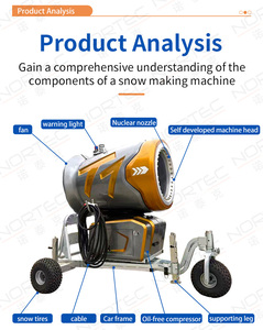 Máquina Inteligente de Producción de Nieve con Control por Voz Móvil para Exteriores, para Estaciones de Esquí, Modelo T7-Snow-N113 T7-Snow - Product Image 6
