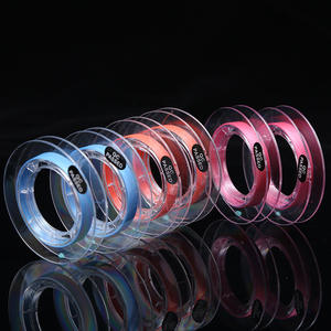 Línea de pesca trenzada X8 de 50 m, PE, para pesca en hielo, alta resistencia, multicolor, línea principal para pesca en el mar - Product Image 4