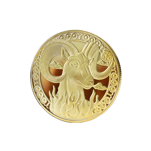 معدن مخصص 12 كوكبة أصلي صغير صنع الذهب عملة تذكارية فيرغو - Product Image 5