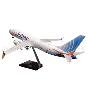 Máy bay mô hình máy bay 1:85 mô hình máy bay với ánh sáng b737max Dubai hãng hàng không 47cm Máy bay mô hình Boeing - Product Image 1