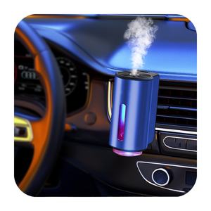 Hot-Sale 10ML USB Oplaadbare Elektrische Mini Auto Ventilatie Aroma Diffuser Automatische Spray Draagbare Installatie Waterloos <span class=keywords><strong>LED</strong></span> Licht - Product Image 2