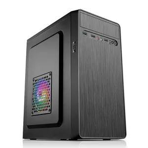 New Fashion Desktop ITX Case High Quality Gaming Computer Case LED Case Gamer PC Server With RGB Cooling Fans