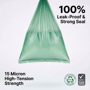 <b>Compostable</b> Dog Poop Bags Cornstarch Biodegradable Pet Waste Rolls Custom Manufacturer Wholesale - Product Image 2
