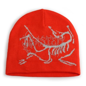 Hk34 Tùy Chỉnh Y2K Đường Phố Phong Cách 100% Acrylic Mùa Đông Dệt Kim Jacquard <span class=keywords><strong>Beanie</strong></span> Hat Với Tất Cả Các Trên In Mô Hình Logo - Product Image 6