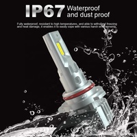 Bombilla LED para Faros Delanteros 9012 Estilo L4 6500K 28W 2800 Lúmenes Iluminación Súper Brillante para Automóviles