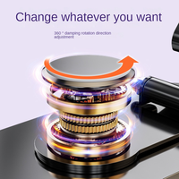 Support de tablette et de téléphone portable, rotation à 360°, pliable, réglable en hauteur, support en aluminium métallique