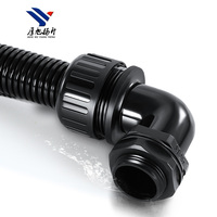 Coude en nylon presse-étoupe à angle de 90 degrés IP68 connecteur de câble étanche avec diverses spécifications certifiées ROHS