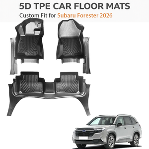 Alfombrillas de TPE para Subaru Forester LHD 2026, Ajuste Personalizado, Resistentes al Agua, para Todo Clima, Alfombrillas de Alta Resistencia, OEM - Product Image 1