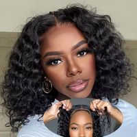 Perruque courte bob 12A Wear Wave sans colle, ondulée, en cheveux humains, avec dentelle HD, pré-épilée, bouclée, pour femmes, brésilienne, pré-coupée
