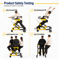 Déambulateur pour bébés et enfants 3-en-1 avec roues, aide à la marche et à l'équilibre pour enfants atteints de paralysie cérébrale, à propulsion hydraulique, capacité de 150 kg