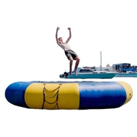 Parc aquatique gonflable flottant extérieur Jeu aquatique gonflable personnalisé Trampoline aquatique gonflable avec toboggan