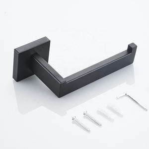 <span class=keywords><strong>Porte</strong></span>-serviettes en acier inoxydable noir à vente chaude sur <span class=keywords><strong>Amazon</strong></span>, <span class=keywords><strong>porte</strong></span>-rouleau de papier toilette <span class=keywords><strong>mural</strong></span> pour salle de bain - Product Image 6