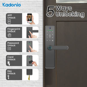Cerradura Inteligente Kadonio con Código, Huella Dactilar, Electrónica, Tuya WiFi, con Cámara - Product Image 2