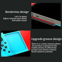 Control Gamepad Telescópico D3 con Conexión Inalámbrica Tipo C para Móvil, Compatible con Android, iOS, Switch y PS4, 400mAh