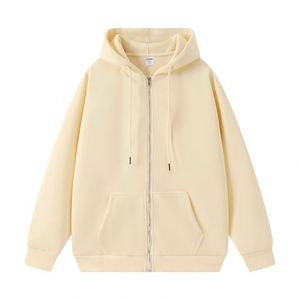 Design Heavy <b>Weight</b> <b>Small</b> MOQ Zipper Hoodies 330gsm Embossed Print Custom Design Private Label Hoodie - Product Image 2