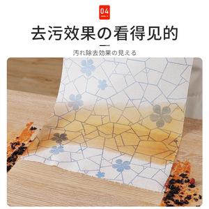Disposable Cleaning Cloths Rectangle Geometry Pattern Kitchen Use Absorbent Lint Free Non Stick Easy To Use - Product Image 3