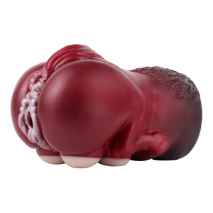 Masturbador Masculino GEEBA de Doble Canal, Diseño Bestial, Silicona, Textura Realista, Peludo, Juguetes Sexuales para Adultos, Dropshipping - Product Image 6
