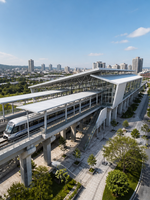 Estructura de Acero para Salas de Espera, Estructura de Acero para Estaciones de Tren, Prefabricada, OEM, ODM, Personalizada