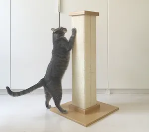 Luxury Funny Cat Toy Scratch Post Scratcher Wholesale Cat Tree Scratching Post Sisal Cat Scratching Post
