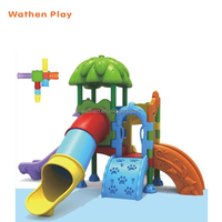 Ensemble de jeux d'extérieur pour enfants de haute qualité avec toboggan combiné, équipement de terrain de jeu extérieur pour parc urbain