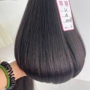 Extensiones de Cabello Humano Virgen Vietnamita con Punta de Queratina, Cabello Remy Pre-Adherido con Punta Plana Yaki Liso, Más Vendido - Product Image 2