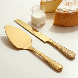 Silver Stainless Steel <b>Cake</b> <b>Cutter</b> and Pie Spatula <b>Cake</b> Server and Knife Set of 2 for Wedding <b>Cake</b> Birthdays and Parties - Product Image 1