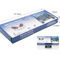 Écran LED matriciel USB Demon Eyes pour modification d'éclairage ambiant, accessoires de voiture
