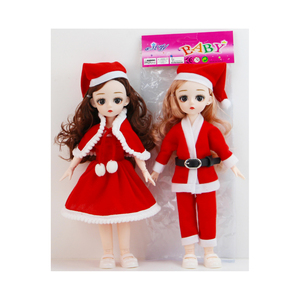 ตุ๊กตายางพีวีซี3D อนิเมะ30cm, ตุ๊กตาทารกของเล่นนุ่มสำหรับเด็กผู้ชาย/เด็กผู้หญิงที่มี2ทรงผมและชุดสำหรับวันหยุด - Product Image 6