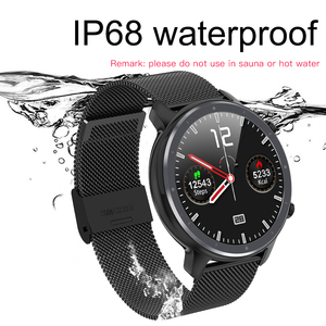 2020 nouveautés hommes femmes L11 Sport Smartwatch cuir TFT moniteur de fréquence cardiaque lecteur de pression artérielle télécommande musique - Product Image 2