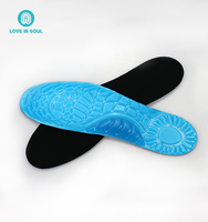 Love in soul Fabricant unisexe Acupression Massage des pieds Semelles en feutre magnétique Massage des pieds Semelles en gel de santé