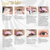 Protège-cils pour rehaussement de cils, coussinets et tiges de rehaussement de cils, en silicone ultra-doux, nouveau, facile à choisir, 6 tailles différentes