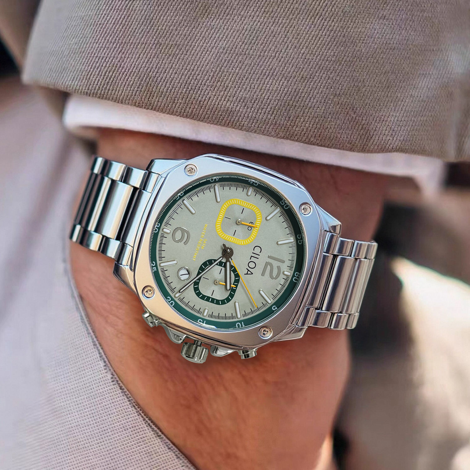 สีเขียว