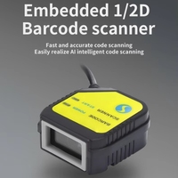 Escáner de Código de Barras Integrado Multi-interfaz con USB, RS232, TTL, 485, WiFi y Puerto de Red POE, Distancia de Comunicación de 0-200m