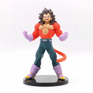 Nouveau Design vente en gros, produit OEM, jouets de personnage en PVC, modèle d'action Goku vs végéta <span class=keywords><strong>Super</strong></span> <span class=keywords><strong>Saiyan</strong></span> 4 DBZ, boîte de couleur Anime - Product Image 1