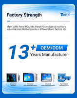 Nouvel ordinateur industriel tout-en-un à écran tactile intégré à cadre fin de 10,1 à 23,8 pouces, mémoire 2 Go/4 Go/8 Go, stockage SSD 16 Go-512 Go pour