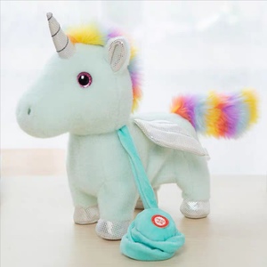 Giocattoli da ballo interattivi personalizzati per bambini in morbido <span class=keywords><strong>peluche</strong></span> realistico canto <span class=keywords><strong>unicorno</strong></span> giocattoli da passeggio per bambini - Product Image 2