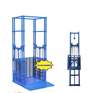 Jalur Ganda 3 lantai 2 lantai pengangkat tangga kargo Lif gudang Workling barang kargo hydrauriic <span class=keywords><strong>Lift</strong></span> untuk konstruksi - Product Image 1