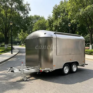 Carrito de catering estándar australiano para hot dogs y papas fritas, camión de comida pequeño para café, remolque de comida móvil comercial para exteriores - Product Image 1