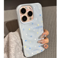 Nouvelle coque de téléphone Star Bow pour iPhone 16 Plus 15 17 18 Pro Max 14 13, motif météorite, coque arrière en TPU pour femme