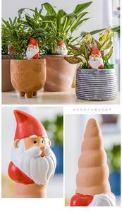 Dispositivo <span class=keywords><strong>de</strong></span> Autorriego <span class=keywords><strong>de</strong></span> Cerámica Roja con Forma <span class=keywords><strong>de</strong></span> Santa Claus para Plantas, Irrigador <span class=keywords><strong>de</strong></span> Goteo Automático, Gotero <span class=keywords><strong>de</strong></span> Agua - Product Image 6
