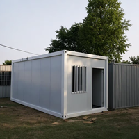 Vente en gros de maisons conteneurs préfabriquées modulaires pliables portables de 20 pieds et 40 pieds, pour usage résidentiel, bureau ou atelier
