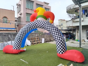 Arco Inflable de Payaso para <span class=keywords><strong>Circo</strong></span>, Espectáculo Teatral, Venta de Boletos, Entrada, Túnel de Dibujos Animados, Arco de Venta - Product Image 2