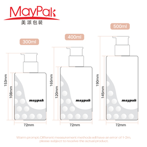 Bán Buôn Rỗng 300Ml 400Ml 500Ml Nhựa Pet Vòng Hình Khử Trùng Dầu Gội Cơ Thể Rửa Gel Tắm Lotion Bơm Chai - Product Image 5